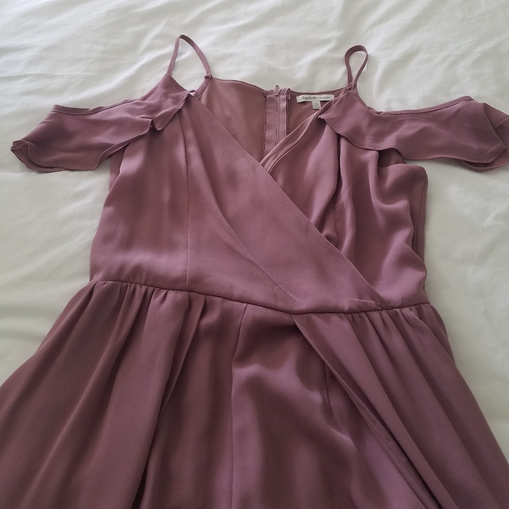 Charlotte Russe Organza High Low Ro